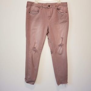 Mossimo Pink High Rise Skinny Jeans